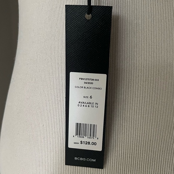 BCBGMaxAzria Stripe Crop Top - Picture 4 of 4